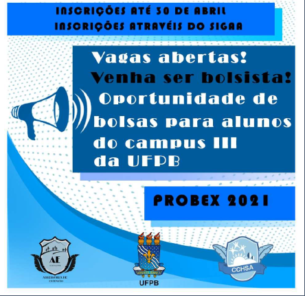 CCHSA - Projetos PROBEX 2021