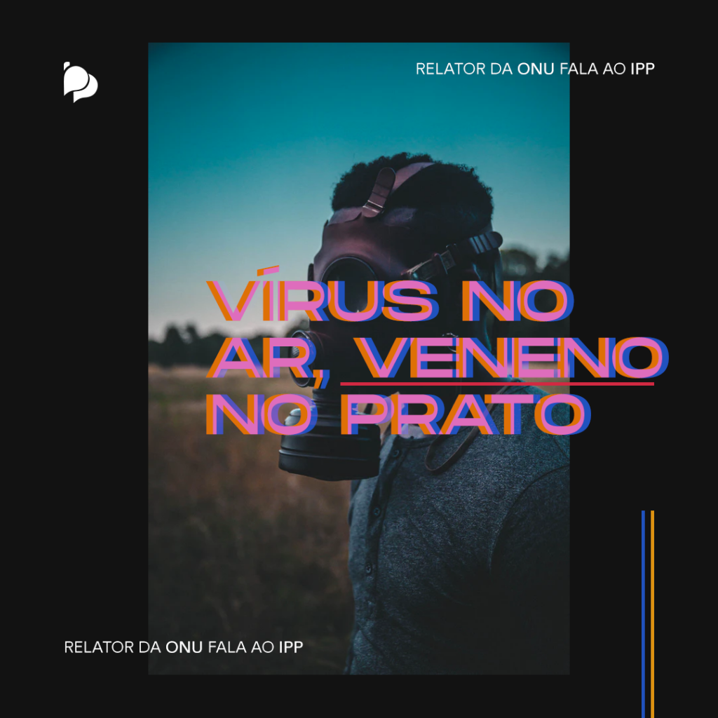 vírus no ar, veneno no prato vírus no ar, veneno no prato